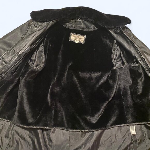 Lambswool Leather Jacket - Picture 2 of 7